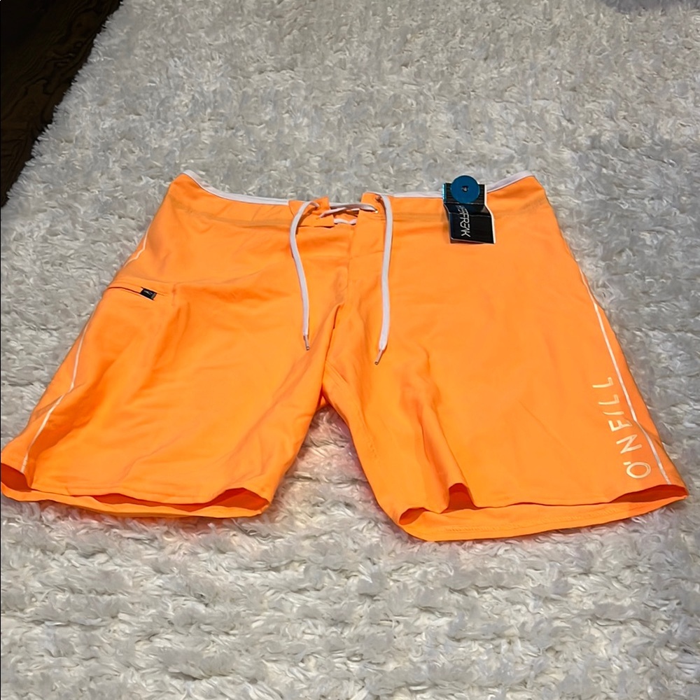 O'Neill Orange Board Shorts Quick-Dry Athletic